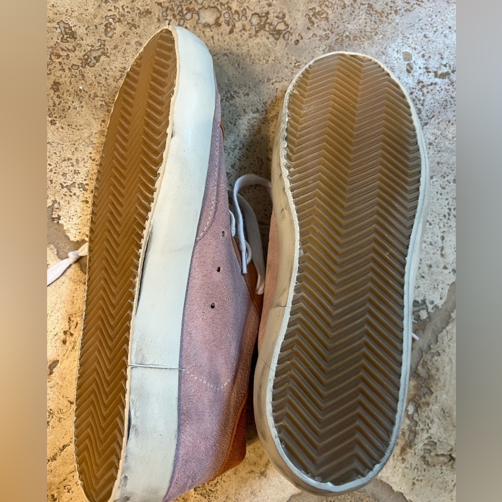 Golden Goose Super Star NWOT size 40 Pink/rust/silver - Picture 3 of 8